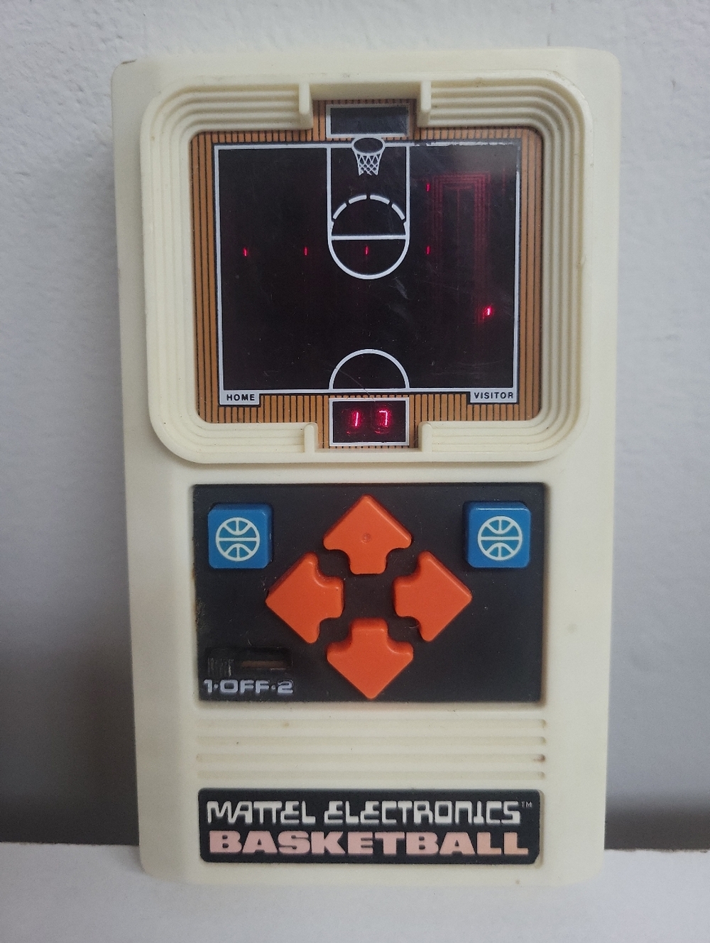 Vtg 1978 Mattel Basketball Handheld Game